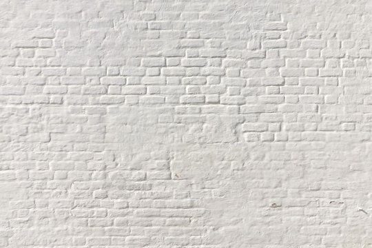 White Grunge Old Brick Wall Background Texture For Home Design