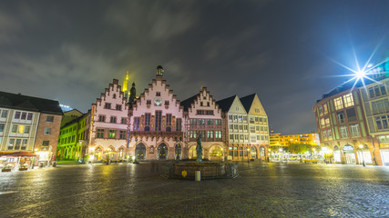 Fototapeta premium Street view of Frankfurt am Main