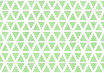 Watercolor triangle pattern.