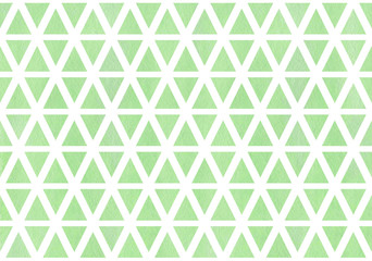 Watercolor triangle pattern.