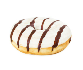 Donut with chocolate icing