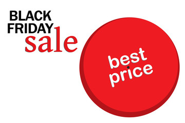 Black Friday sale inscription