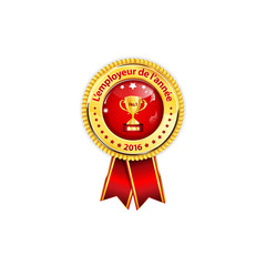 L'employeur de l'ann&eacute;e 2016 - prix du ruban pour les entreprises.