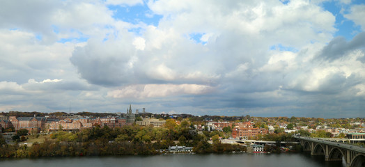 Fototapeta na wymiar Georgetown sky
