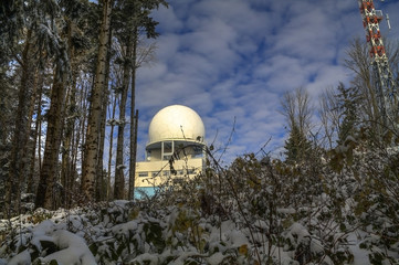 Radiio station on Medvednica mountain,Croatia