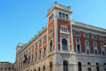 Fototapeta na wymiar Roma, il palazzo di Montecitorio
