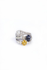 Rings Jewelry is popular with the girls. A symbol of love And th