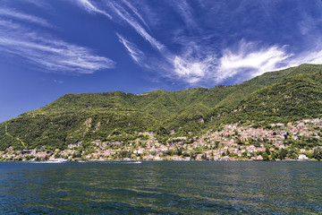 Obraz premium Torno (Como), village along the Lario