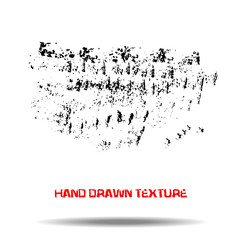 Abstract black sponge stains texture. Design for your brushes and grunge effects.