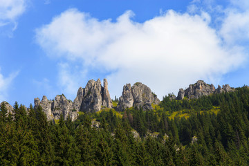Fototapeta na wymiar Rock formations in Tatra Mountains, Poland.