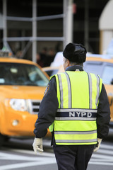 Fototapeta premium Policier. New York. 