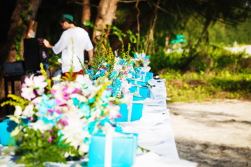 Celebration of wedding 