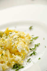 Omelet. Delicious dish for healthy life.