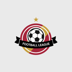 Obraz premium Soccer Football Badge,vector illustration