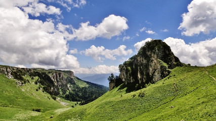 Amazing Caucasus mountains.