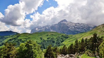 Amazing Caucasus mountains.