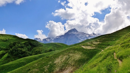 Amazing Caucasus mountains.