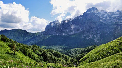 Amazing Caucasus mountains.