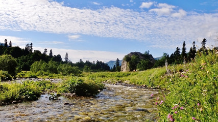 Amazing Caucasus mountains.