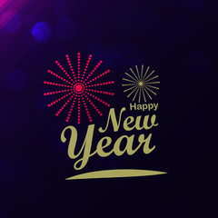 Merry Christmas and Happy New Year greeting card advertisement, banner, poster, placard, party invitation, flyer design, vector illustrator