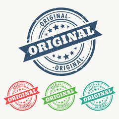 Obraz premium original rubber stamp set in grungy style