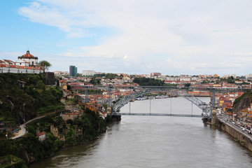 Panorama of Porto city, Portugal 