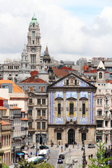 Fototapeta premium View of old town of Porto, Portugal 