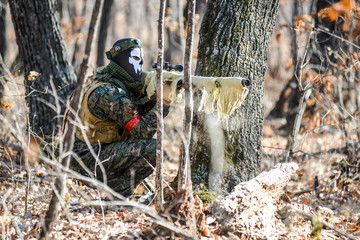 soldier on patrol