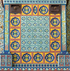 Isfandiyar Palace, in Khiva, Uzbekistan