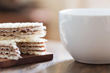 Wafer on table