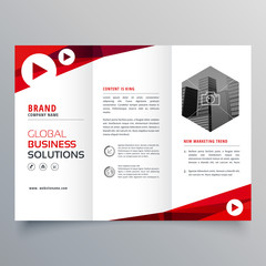 business trifold business brochure template for your brand