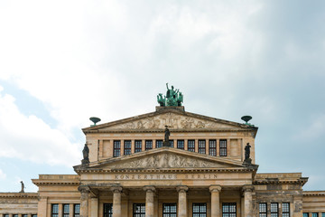 Naklejka premium Beautiful street view of Traditional old buildings in Berlin