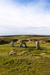 Men-an-tol megalithic stones