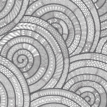 Doodle background in vector with doodles