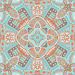 Abstract geometric colorful seamless pattern 