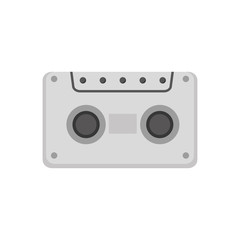 audio cassette retro media icon vector illustration eps 10
