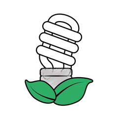 Ecological energy alternatives icon vector illustration design