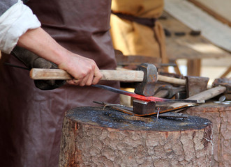 Metal forging process