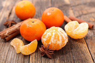 mandarin orange fruit and spice