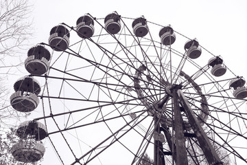 Ferris wheel in Pripyat, Chernobyl zone
