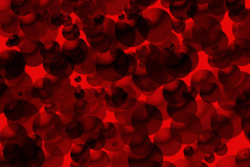 Background with dots and circles