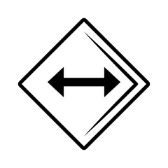 arrows guide traffic signal vector illustration design