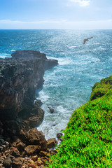 View cliffs near cavern 
