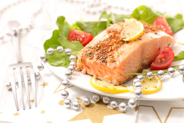 grilled salmon for christmas