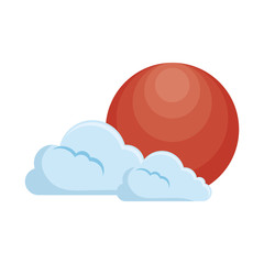 rising Sun japan icon vector illustration design