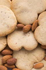 Creamy ice cream with chocolate on a white plate