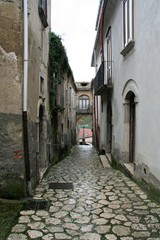Fototapeta na wymiar The village of Tufo in Irpinia, Campania, Italy 