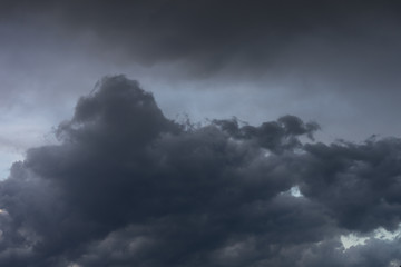 Sky with clouds at sunrise and sunset
