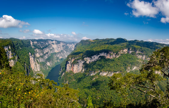 View from above the Sumidero Canyon - Chiapas, Mexico