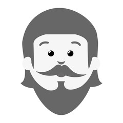 Shepherds face manger character vector illustration design
